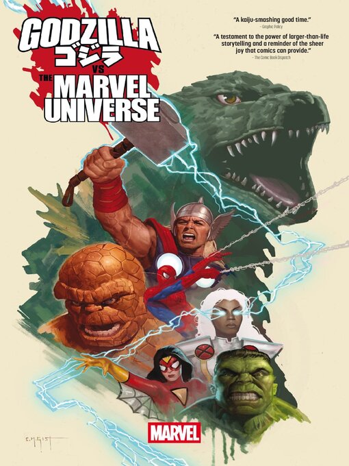 Cover image for Godzilla vs. The Marvel Universe